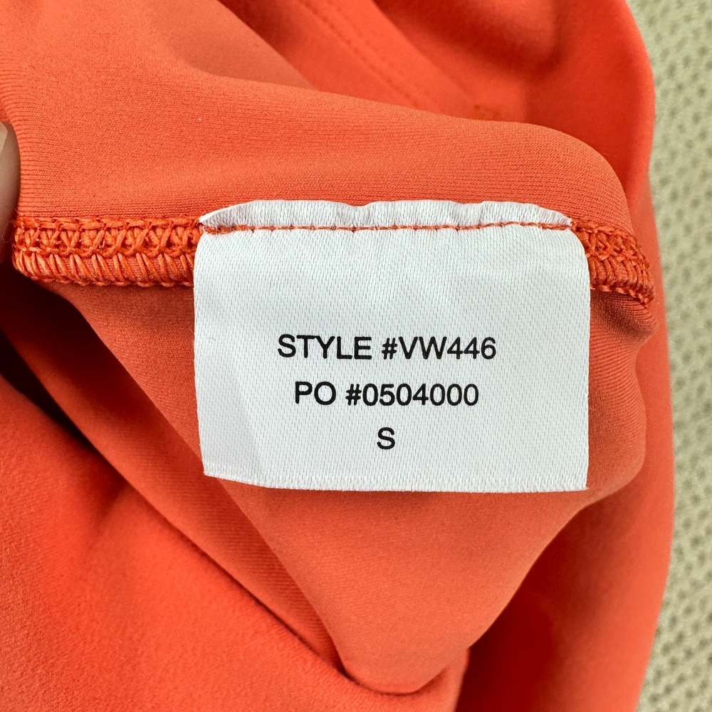 Vuori Leggings Womens S Orange Studio Pocket Performance Stretch Yoga Workout - Picture 3 of 14